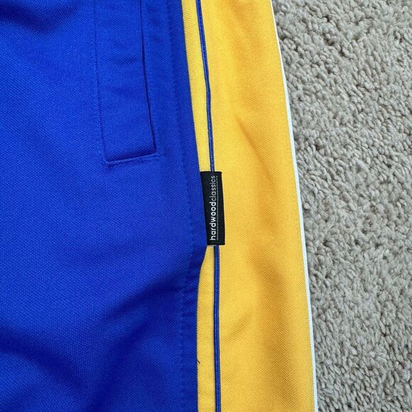 Vtg San Francisco Warriors Warmup Pants Mens 4XL Reebok HWC‎ Blue Drawstring ABA - Picture 4 of 13